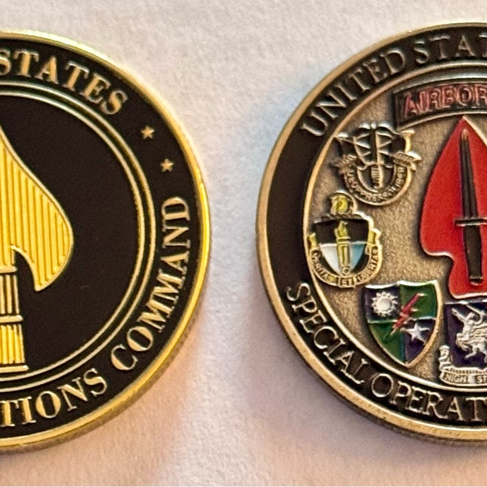 United States Army Special Operations Command Coin